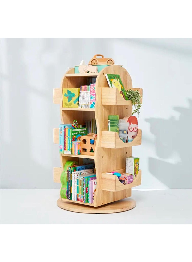 Pikkaboo Woody Buddy Rotating Bookshelf - Image 4